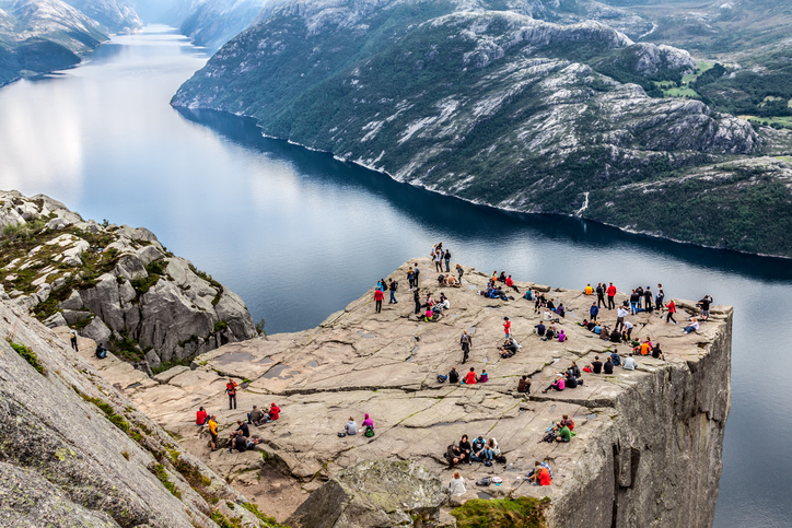 Preikestolen rock